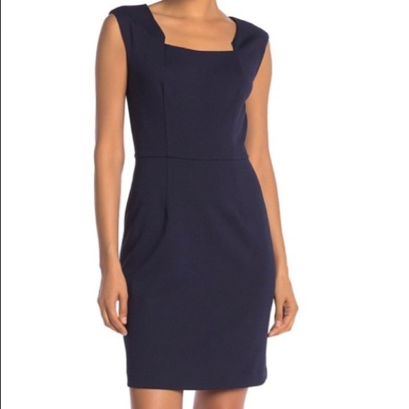 trina turk indigo sheath